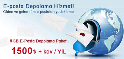 E-mail Depolama Hizmeti