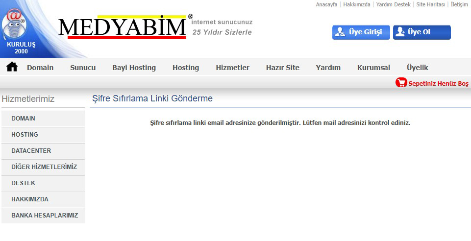 Şifremi Unuttum Yardım Şifremi Unuttum Yardım